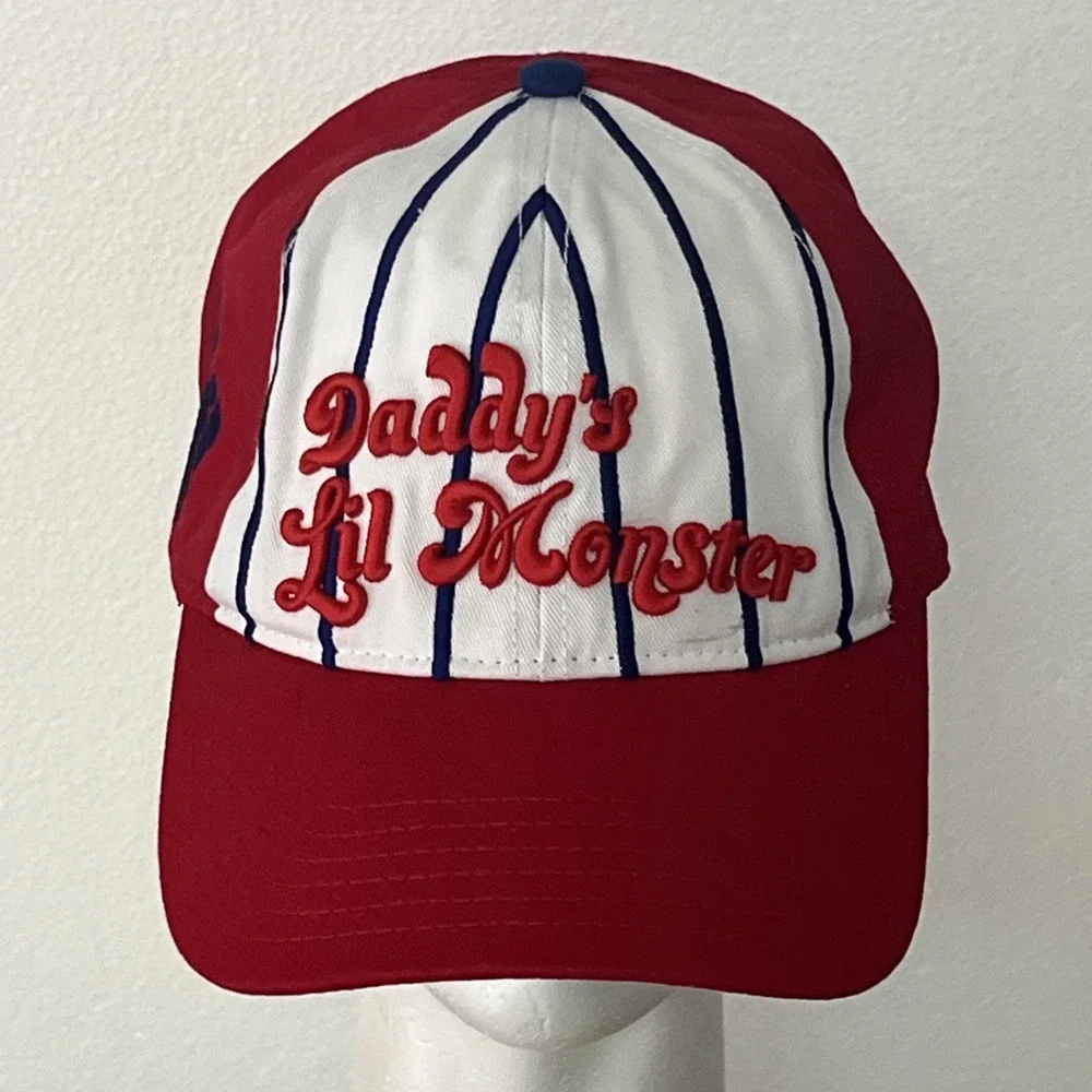 Harley Quinn Daddy's Lil Monster, Suicide Squad Adjustable Ball Cap/Hat NEW Read